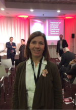La Dra. Ainara Villafruela en Bruselas (Global Congress on Bladder Cancer)