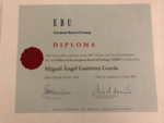 Diploma acreditativo del Título FEBU