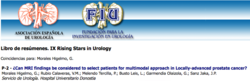 Comunicación del Dr. Morales y cols. en la XIª edición de Rising Stars Urology , 2018