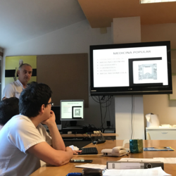 Preciosa charla sobre la Historia Médica de Ordizia, dada hoy por el Dr. Juan Carlos Garmendia